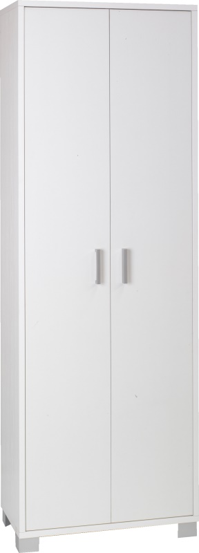 Sarmog A768BFBFPS armadio/guardaroba per camera da letto 4 ripiani 2 porta/porte Bianco