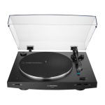 Audio Technica - Audio-Technica AT-LP3XBTBK, Giradischi con trasmissione a cinghia, Completamente automatico, Nero, Alluminio, 33 1/3,45 Giri/min, Motore CC