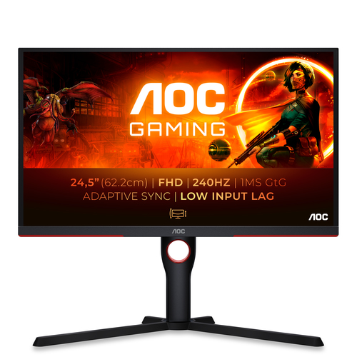 Aoc Adaptive Sync Monitor Aoc 25G3ZM/BK Adaptive Sync Black e Red