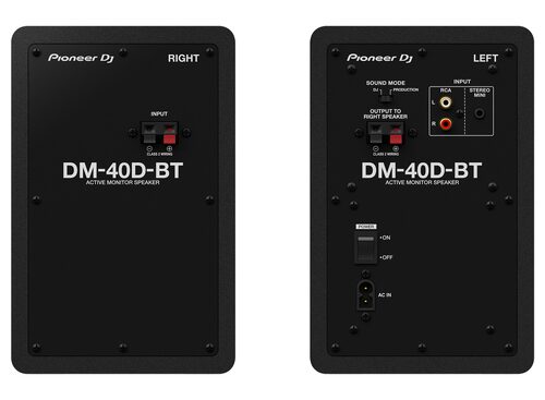 Coppia casse monitor Pioneer DJ SERIES DM 40D BT Black Black