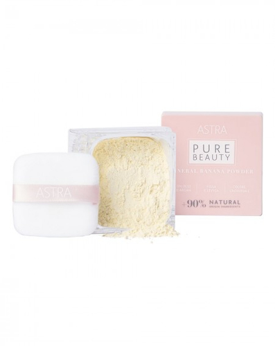 Astra Pure beauty mineral banana powder - 01 Banana Ciprie Astra Pure beauty mineral banana powder - 01 Banana