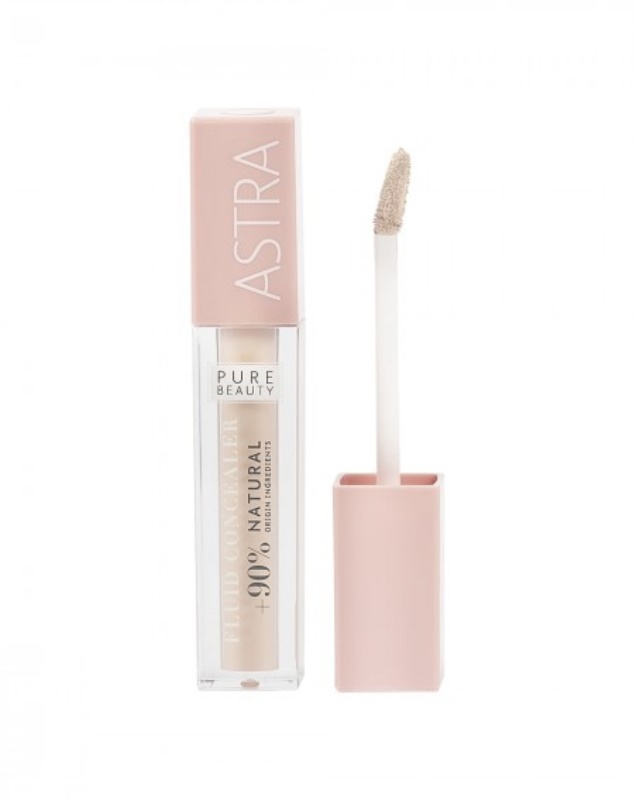 Astra Pure beauty fluid concealer - 01 Vanilla Correttore viso Astra Pure beauty fluid concealer - 01 Vanilla