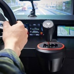 THRUSTMASTER - Thrustmaster TH8S Shifter, Volante da corsa, Nero, Rosso, 130 mm, 220 mm, 240 mm, 655 g