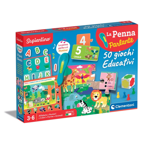 Gioco educativo Clementoni 16799 SAPIENTINO Penna 50 giochi