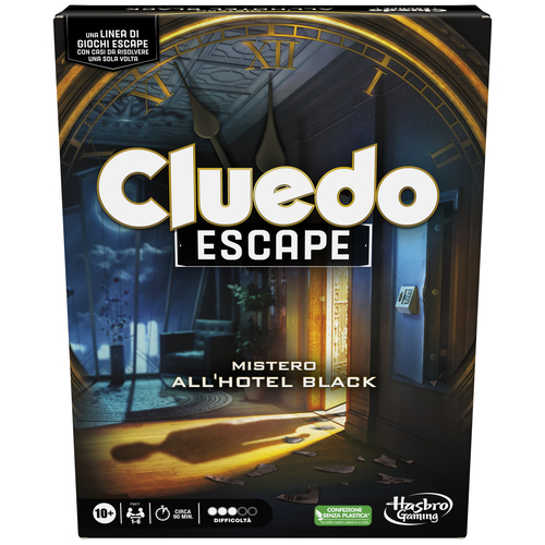 Gioco Hasbro F6417103 GAMING CLUEDO ESCAPE Mistero all'Hotel Black