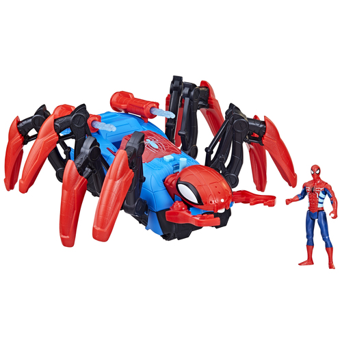 Crawl 'N Blast Spider con personaggio SPIDERMAN F78455L0