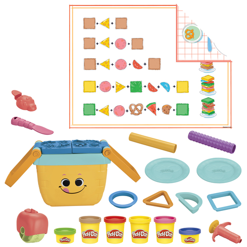 Pasta modellabile Hasbro F69165L0 PLAY DOH Primo Picnic Forme Colori