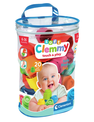 Sacca Mattoncini Soft Clementoni 17877 CLEMMY