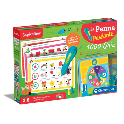 Gioco educativo Clementoni 16798 SAPIENTINO La Penna Parlante 1000 Qui