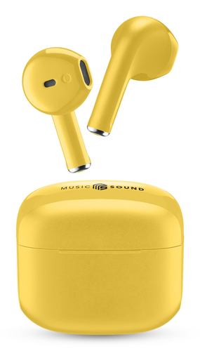 Cellular Line  Auricolari microfono bluetooth Cellular Line BTMSTWSSWAGY Swag Giallo