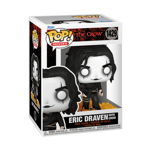 Funko The Crow Eric Draven w/Crow 1429 Personaggio collezione Funko 72380 Pop Movies The Crow Eric Draven w/C