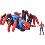 Hasbro - Playset Hasbro F78455L0 SPIDERMAN Veicolo Ragno Colpisce e Cattura