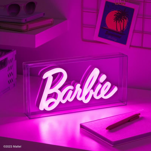 Paladone Neon Logo Lampada tavolo Paladone PP11573BR Barbie Neon Logo
