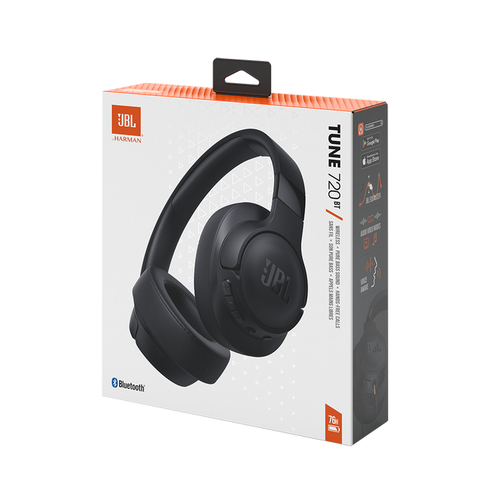 Jbl TUNE720BTBLK Cuffie microfono bluetooth Jbl TUNE720BTBLK TUNE720BTBLK Black