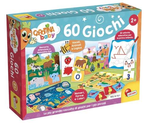 Gioco educativo Lisciani 102877 CAROTINA BABY 60 Giochi