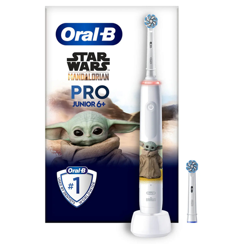 Oral B PRO3 JUNIOR Baby Yoda Spazzolino elettrico Oral B Pro 1 Junior PRO3 JUNIOR Baby Yoda