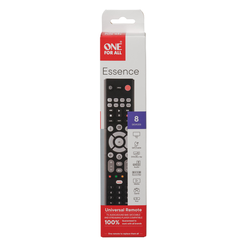 Oneforall 8in1 Telecomando tv Oneforall URC1282 ESSENCE 8in1 Black