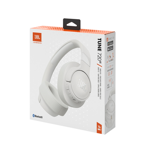 Jbl 720BT Cuffie microfono bluetooth Jbl JBLT720BTWHT TUNE 720BT White