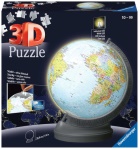 Puzzle Ravensburger 11549 3D Mappamondo luminoso