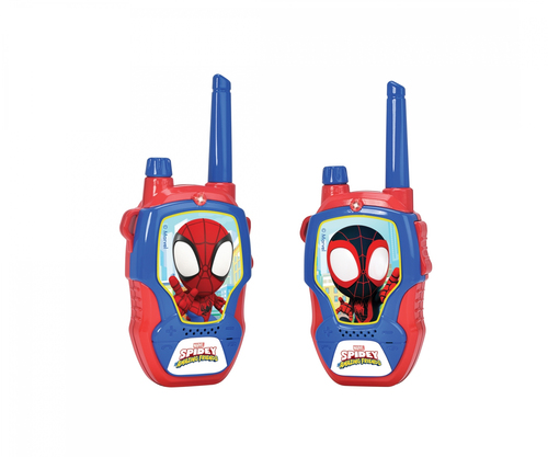 Walkie talkie Simba 203222000 SPIDEY 2,4 GHz portata 100 mt Rosso e Bl