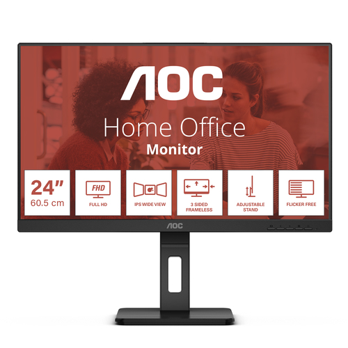 Aoc Pivot Monitor Aoc 24E3QAF Pivot Black