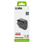 SBS - Caricabatterie USB Sbs TETR1CPD25 WALL CHARGER PD 25W Black