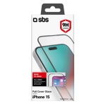 SBS - Pellicola protettiva Sbs TESCRFCIP1561 FULL COVER GLASS Iphone 15