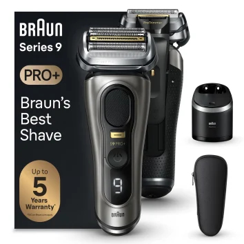 Braun Pro+ 9565CC Rasoio barba Braun SERIES 9 Pro+ 9565CC Silver e Black