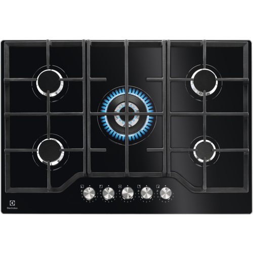 Electrolux KGG75362K Gas on Glass Piano cottura gas Electrolux 949 630 989 SERIE 600 KGG75362K Gas on Gl