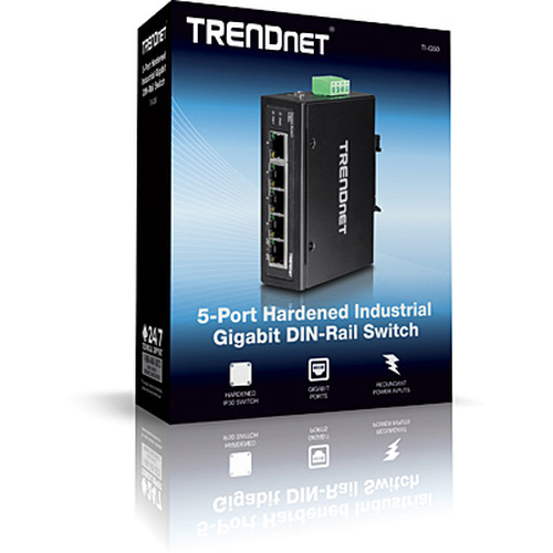 Trendnet  Switch di rete Trendnet TI G50 INDUSTRIAL Black