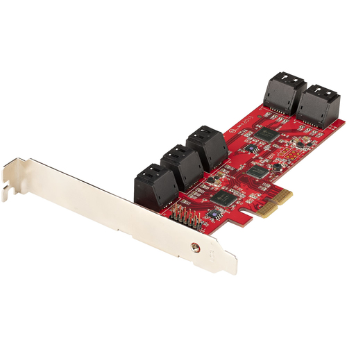 Startech.Com Scheda pcie sata - 10 pt 6gbps Scheda di espansione Startech.Com 10P6G-PCIE-SATA-CARD Scheda pcie sat
