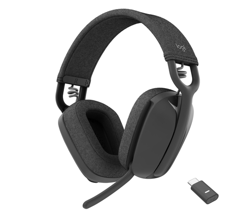 Logitech Zone vibe wireless uc graphite Cuffie microfono bluetooth Logitech 981-001199 Zone vibe wireless uc g