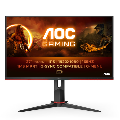 Aoc 27g2spu/bk 27in ips fhd amd Monitor Aoc 27G2SPU BK 27g2spu/bk 27in ips fhd amd Nero e Rosso