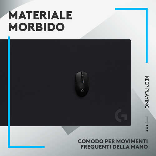 Logitech G840 xl cloth gaming mouse pad Tappetino mouse Logitech 943-000778 G840 xl cloth gaming mouse pad