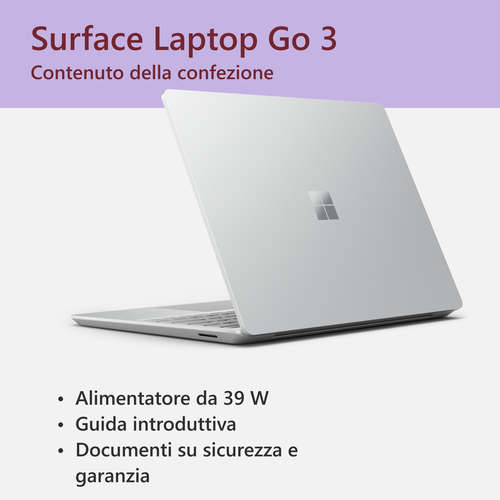 Microsoft Go 3 2 in 1 Notebook Microsoft XK1 00025 SURFACE LAPTOP Go 3 Platinum