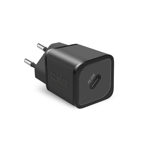 Caricabatterie Sbs TETRGAN1C20K NANOTUBE 20W Charger Power Delivery Ne