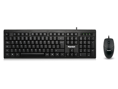 Hamlet Business Kit Tastiera e mouse Hamlet XKKMICEU200 SERIE 200 Business Kit Black