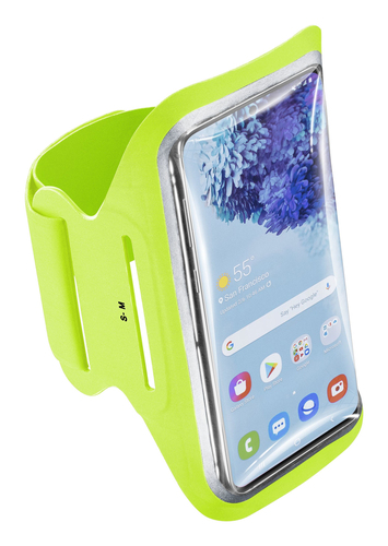 Fascia da braccio Cellular Line ARMBANDFIT55L Fitness Lime