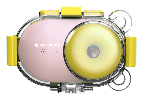 Fotocamera compatta Agfa ARKCWPK REALIKIDS Waterproof Pink e Yellow