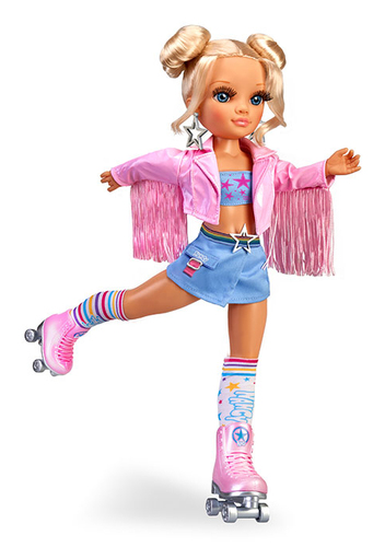 Bambola Famosa NAC22000 NANCY Ballerina sui Pattini