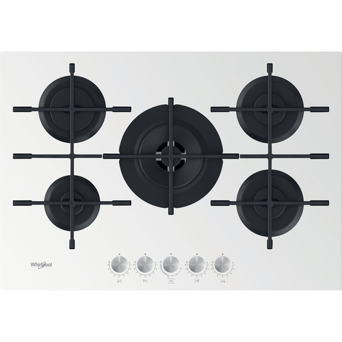 Piano cottura gas Whirlpool 859991590650 Gowl 758 Wh Bianco