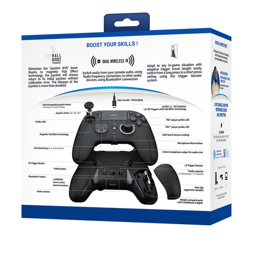 Nacon Revolution 5 Pro Gamepad Nacon PS5RP5GERIT Playstation 5 Revolution 5 Pro Black