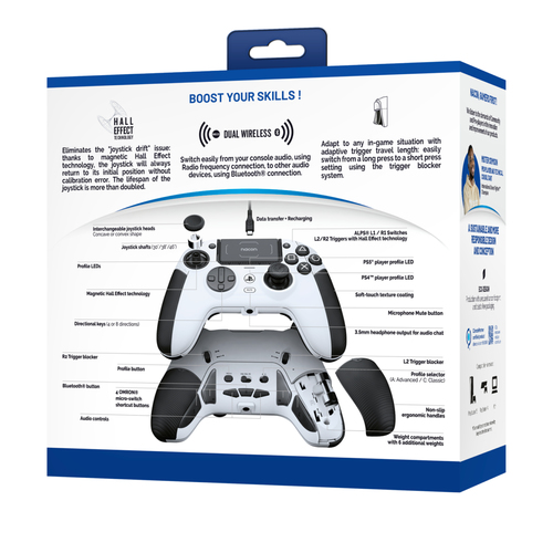 Nacon Revolution 5 Pro Gamepad Nacon PS5RP5WGERIT Playstation 5 Revolution 5 Pro White
