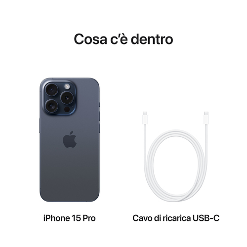 Apple  Smartphone Apple MTVG3QL A IPHONE 15 PRO Blue