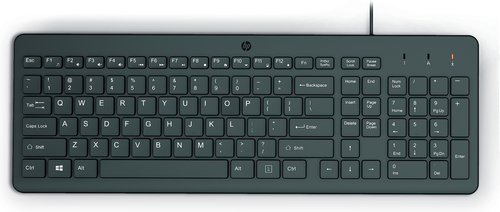 Tastiera computer Hp 664R5AA ABZ 150 Wired Black