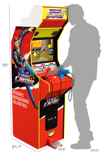 Arcade1Up Deluxe WiFi Console videogioco Arcade1Up TMC A 300111 TIME CRISIS Deluxe WiFi