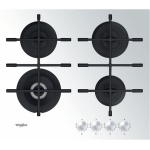 WHIRLPOOL - Piano cottura gas Whirlpool 859991591020 Gowl 628 Wh Bianco