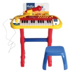 Pianola MeMe Music 21124 Joe 24 tasti con sgabello e microfono