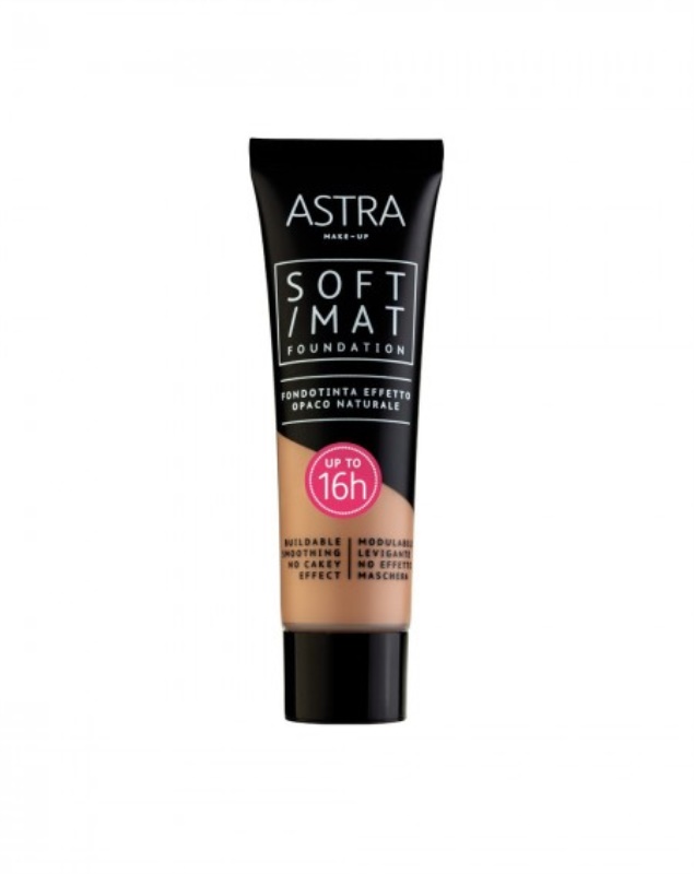Astra Soft Mat Foundation 07 Cinnamon Fondotinta Astra Soft Mat Foundation 07 Cinnamon