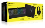 Corsair - Set videogioco Corsair CH 9226B65 IT 4in1 Gaming Bundle Black